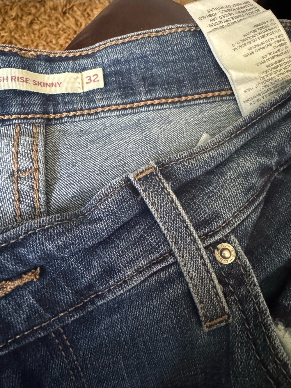 Levi’s High Rise Skinny Women’s Jeans - Blue 32 x 30